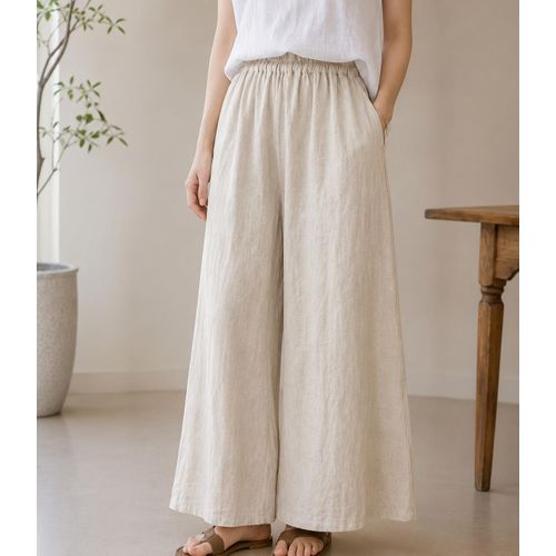 Pants(W) Gender Pantalones Mujer Inmuebles Hecho en Italia A diario De un solo color Estándar Cordones