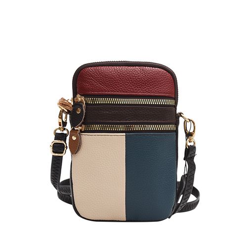 Donna Borsa a Tracolla Quattro stagioni Made in Cina Colori Casuale Cerniera lampo