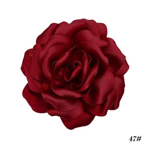 Doppio Uso Spilla e Fermaglio a Fiore in Tessuto 15cm