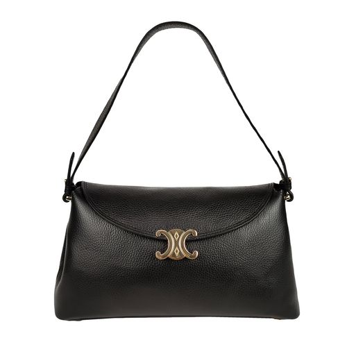 Borsa Spalla Donna Autunno/Inverno Made in Italia Quotidiano Vari Colori Bottoni