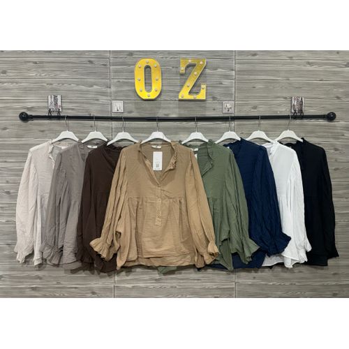 T-Shirt & Top(W) Gender Kaftans shirt Woman Fall Made in Italia Daily Various Colors Standard Monochrome