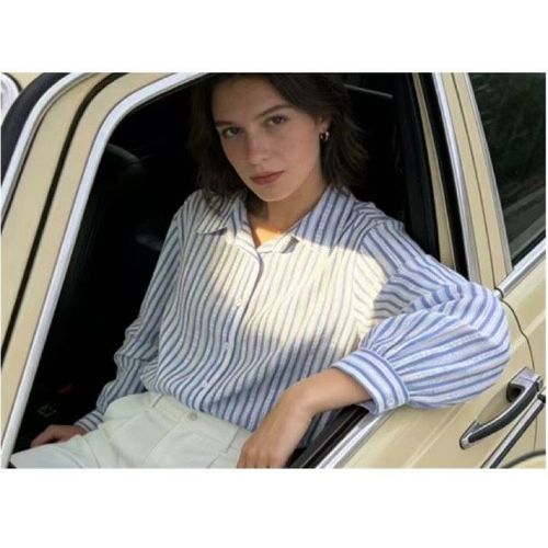 Camicie(D) Genere Camicia Camicia Casual Donna Primavera/Estate Made in Cina Quotidiano Vari Colori Standard Stampata Cotone
