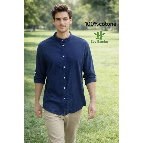 Camicia Uomo Primavera Made in Italia Tempo libero Vari Colori Oversize 40X200cm Multicolore