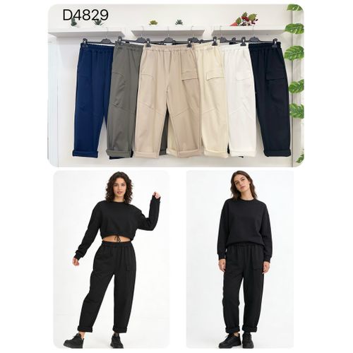 Pants(W) Gender Trousers Woman Allseason Made in Italy Daily Various Colors Curvy fit