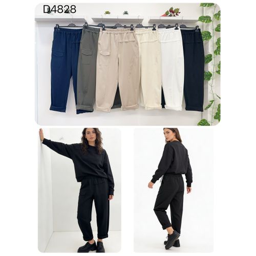 Pants(W) Gender Trousers Woman Allseason Made in Italy Daily Various Colors Curvy fit