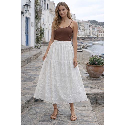 Gonne Genere Gonna  Donna Primavera/Estate Made in Italia Tempo libero Vari Colori Standard Stampata