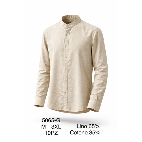 Camicia Uomo Primavera/Estate Made in Cina Quotidiano Vari Colori Standard Bottoni