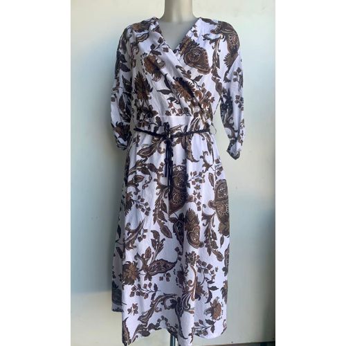 Dress Woman Summer Made in Italy Daily Various Colors Oversize Multicolored Cotton
