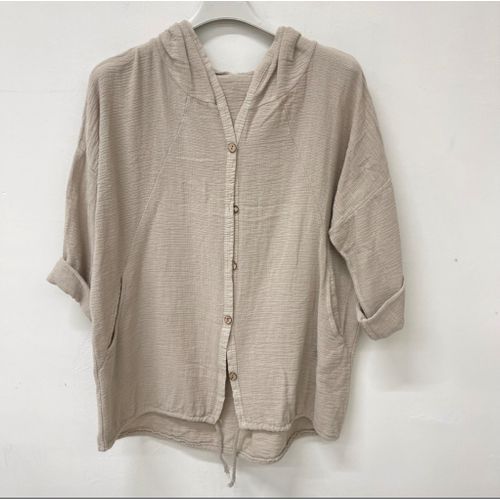 Camicie(D) Genere Estate Made in Italia Quotidiano Vari Colori Oversize