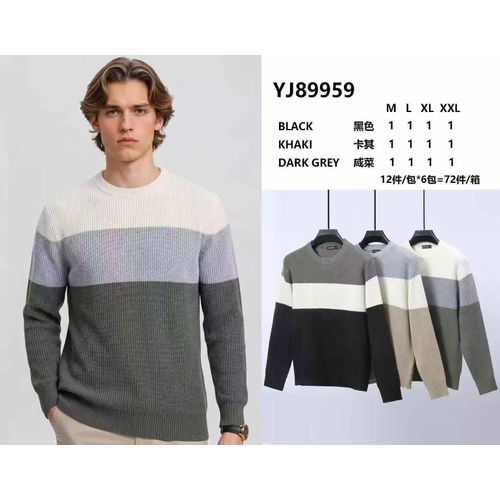 Pullover Sweater Man Men Fall/Winter Made in Cina Leisure Various Colors