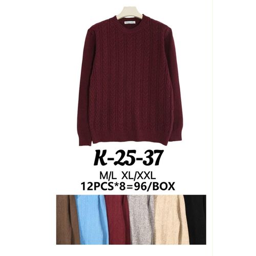 Kinitwear&Sweatshirt(W) Gender Pullover Sweater Woman Fall/Winter Made in Cina Daily Various Colors Standard Monochrome