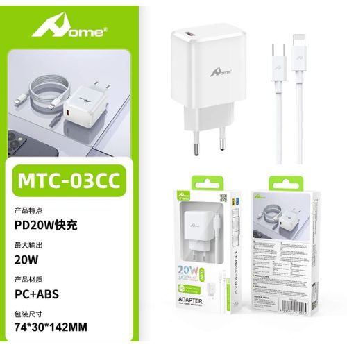 KIT CARICATORE PER IPHONE LIGHTNING