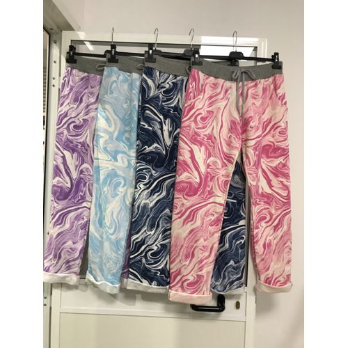 Pantaloni Sportivi Donna Primavera/Estate Made in Italia Quotidiano Vari Colori Standard Lacci