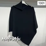 Poncho Bambina Donna Donna Autunno/Inverno Made in Italia Tempo libero Vari Colori 60x68 Pesante — foto 1
