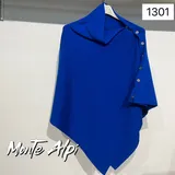 Poncho Bambina Donna Donna Autunno/Inverno Made in Italia Tempo libero Vari Colori 60x68 Pesante — foto 4