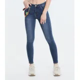 Pantaloni Donna Autunno/Inverno Made in Cina Quotidiano Colore Unico Standard Cotone — foto 5