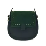 Borsa a Tracolla Unisex Quattro stagioni Made in Italia Quotidiano Vari Colori metallo — foto 3