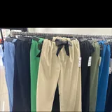 Pantaloni(D) Genere Pantaloni Donna Autunno Made in Italia Quotidiano Vari Colori Oversize — foto 3