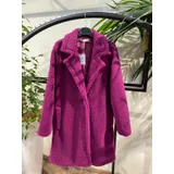 Cappotti Classici Donna Autunno/Inverno Made in Italia Quotidiano Colore Unico Standard — foto 3