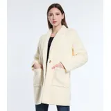 Cappotti Classici Donna Autunno/Inverno Made in Italia Quotidiano Colore Unico Standard — foto 1