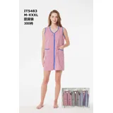 Vestiti Donna Primavera/Estate Made in Cina Quotidiano Vari Colori Standard Cotone — foto 1