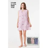 Vestiti Donna Primavera/Estate Made in Cina Quotidiano Vari Colori Standard Cotone — foto 1
