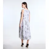 Vestiti Donna Primavera/Estate Made in Italia Quotidiano Colore Unico Standard Lino — foto 4