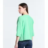Pullover Pullover Donna Primavera/Estate Made in Italia Quotidiano Colore Unico Standard — foto 4