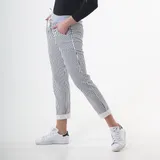 Pantaloni Donna Autunno Made in Italia Quotidiano Vari Colori Standard — foto 4