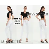 Jeans Skinny Donna Quattro stagioni Made in Cina Quotidiano Colore Unico Standard — foto 1