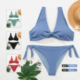 Bikini Donna Quattro stagioni Made in Cina Tempo libero Vari Colori Standard — foto 1
