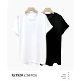 T-Shirt Donna Primavera/Estate Made in Cina Tempo libero Vari Colori Oversize — foto 1