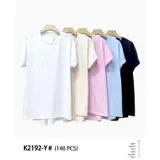 T-Shirt Donna Primavera/Estate Made in Cina Tempo libero Vari Colori Oversize — foto 3