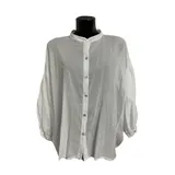 Camicia Camicia Donna Primavera/Estate Made in Italia Quotidiano Colore Unico Standard — foto 2