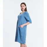 Vestiti Donna Primavera/Estate Made in Italia Quotidiano Colore Unico Standard — foto 5