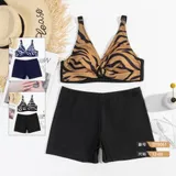 Bikini Donna Quattro stagioni Made in Cina Tempo libero Vari Colori Standard — foto 1