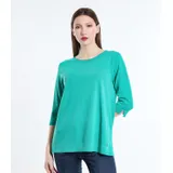 Pullover Pullover Donna Primavera/Estate Made in Italia Quotidiano Colore Unico Standard — foto 5
