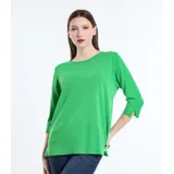 Pullover Pullover Donna Primavera/Estate Made in Italia Quotidiano Colore Unico Standard — foto 4