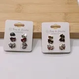 Orecchini Quattro stagioni Made in Cina Quotidiano Vari Colori — foto 1