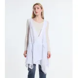 Cardigan Cardigan Donna Primavera/Estate Made in Italia Quotidiano Colore Unico Standard — foto 5