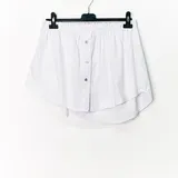 Gonna  Donna Primavera/Estate Made in Italia Quotidiano Colore Unico Standard Cotone — foto 8