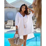 Vestiti Donna Primavera/Estate Made in Italia Quotidiano Vari Colori Curvy(taglie forti) Cotone — foto 3