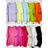 Vestiti Donna Primavera/Estate Made in Italia Quotidiano Vari Colori Curvy(taglie forti) Cotone — foto 6
