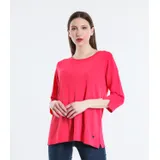 T-Shirt Donna Primavera/Estate Made in Italia Quotidiano Colore Unico Standard — foto 1
