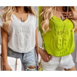 T-Shirt Donna Quattro stagioni Made in Italia Quotidiano Colore Unico Standard — foto 4