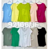 T-Shirt Donna Quattro stagioni Made in Italia Quotidiano Colore Unico Standard — foto 5