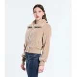 Cappotti Cappotti Corti Donna Autunno/Inverno Made in Cina Quotidiano Colore Unico Standard — foto 4