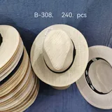 Cappello di Paglia Primavera/Estate Made in Cina Tempo libero Vari Colori — foto 1