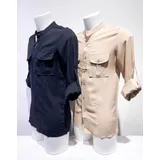 Camicia Uomo Primavera/Estate Made in Cina Quotidiano Colori Casuale Standard Bottoni — foto 4
