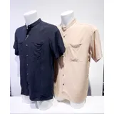 Camicia Uomo Primavera/Estate Made in Cina Quotidiano Colori Casuale Standard Bottoni — foto 4